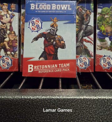 Bretonnian Blood Bowl Team card pack (Warhammer nieuw), Hobby en Vrije tijd, Ophalen of Verzenden, Nieuw