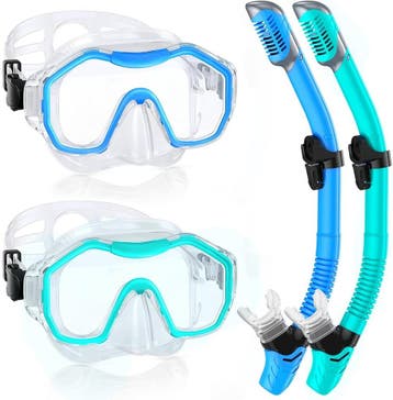 Duikmasker + Droge Snorkel | Gehard Glas | Tweedekansje O..., Ophalen of Verzenden, Nieuw, Snorkelset