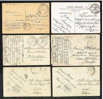 België - Militaire - Zeer mooi geheel van 189 diverse, Gelopen