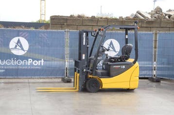 Veiling: Heftruck Komatsu FB15M-12 Elektrisch 1450kg 4.0m 20, Ophalen, Komatsu, Heftruck, 1000 tot 2000 kg