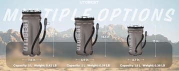 Hydratatie Waterzak 1.5-3L Drinkreservoir met Slang, Verzenden, Nieuw