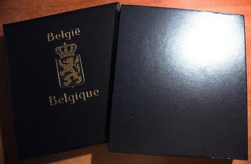 Accessoires België - Een leeg luxe DAVO album Deel VII met, Postzegels en Munten, Gestempeld