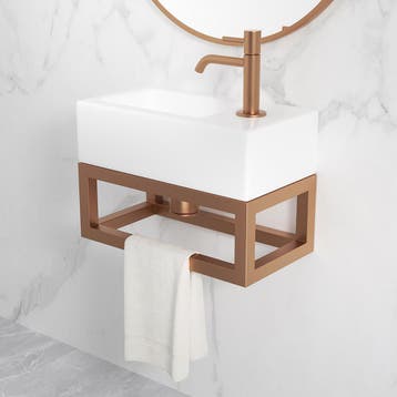 Wiesbaden Nick Frame voor Fontein - 395x150x215mm -, Huis en Inrichting, Badkamer | Badkamermeubels, Ophalen of Verzenden, Nieuw