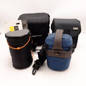 - Camera- en lenstassen (4 stuks) (8972) Cameratas, Nieuw