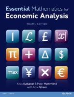 Essential Mathematics for Economic Analysis, 9780273760689, Verzenden, Zo goed als nieuw, HBO