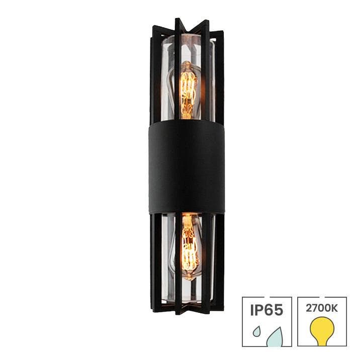 Buitenlamp Amalfi | E27 fitting | IP65 | Up- & downlight |, Tuin en Terras, Buitenverlichting, Wandlamp, Nieuw, Minder dan 50 watt