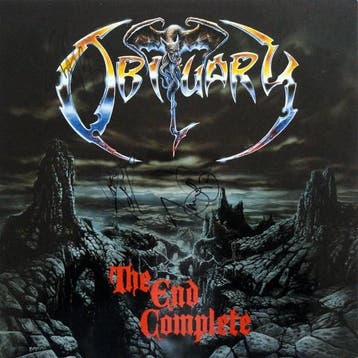 LP gebruikt - Obituary - The End Complete, Cd's en Dvd's, Verzenden, Zo goed als nieuw, Overige formaten