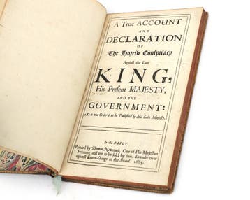 A true account .... the late King..., Thomas Newcomb, 1685, Antiek en Kunst, Antiek | Boeken en Bijbels