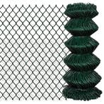 vidaXL Gaashek 0,8x25 m staal groen, Verzenden, Nieuw, IJzer, Minder dan 1 meter