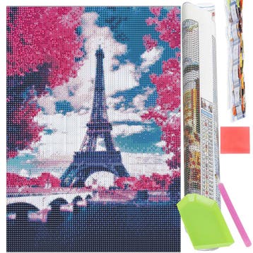 Diamond Painting - Volwassenen - Eiffeltoren - 40 x 30 cm, Ophalen of Verzenden