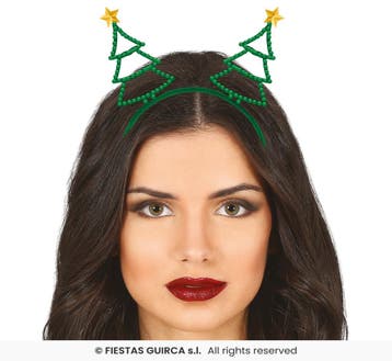 Kerstdiadeem Metalen Kerstbomen, Verzenden, Nieuw, Feestartikel