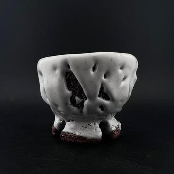 Kosaian  - Yamane Seigan  - Beker - Klei - Oni-Hagi, Antiek en Kunst