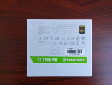 GameMax GS-750G WHITE 750W SFX 80+ Gold Voeding Refurbished, Ophalen of Verzenden, Zo goed als nieuw