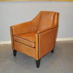 Nieuw model schapenleren fauteuil van Lounge Atelier, Nieuw, Leer, Art Deco