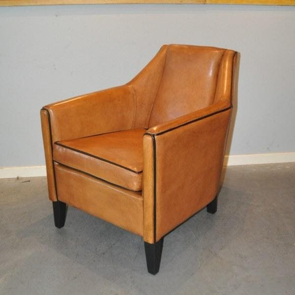 Nieuw model schapenleren fauteuil van Lounge Atelier, Huis en Inrichting, Fauteuils, Nieuw, Leer