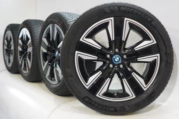 BMW iX3 G08 842 19 inch velgen Michelin Runflat Winterbanden, 19 inch, Gebruikt, Velg(en), Winterbanden