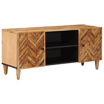 vidaXL Opslagkasten Bruin 105 x 33,5 x 46 cm Massief Mango, Verzenden, Nieuw