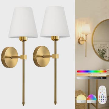 Draadloze Wandlamp met Afneembare Batterijlamp en Afstandsbe, Verzenden, Nieuw