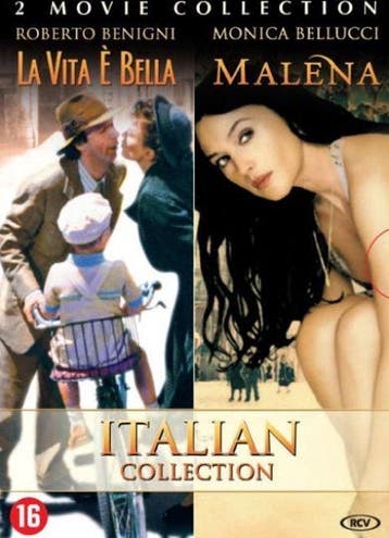 2 in 1 Italian Collection Malena en La vita e bella (dvd, Spelcomputers en Games, Ophalen of Verzenden, Nieuw