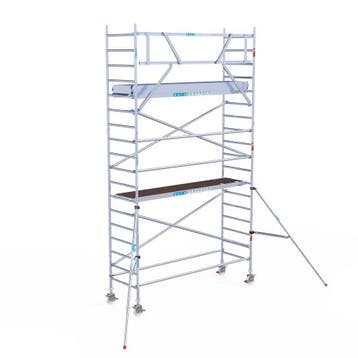 Rolsteiger Original 90x305 6,2m werkhoogte tegen de gevel, Verzenden, Nieuw, Rolsteiger of Kamersteiger, 5 meter of hoger