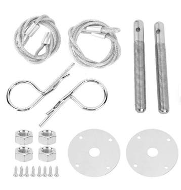 Hood pin kit chroom. Motorkap snel sluiting, Ophalen of Verzenden, Nieuw