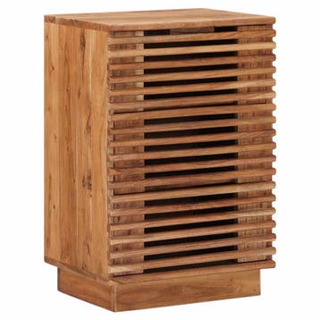 vidaXL Handgemaakt nachtkastje Teakbruin 40 x 30 x 60 cm, Minder dan 45 cm, Verzenden, Nieuw, 55 tot 70 cm