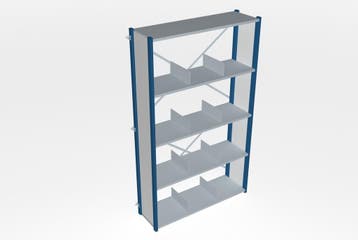 Beginsectie gebruikte Nedcon legbordstelling 2000x1220x400