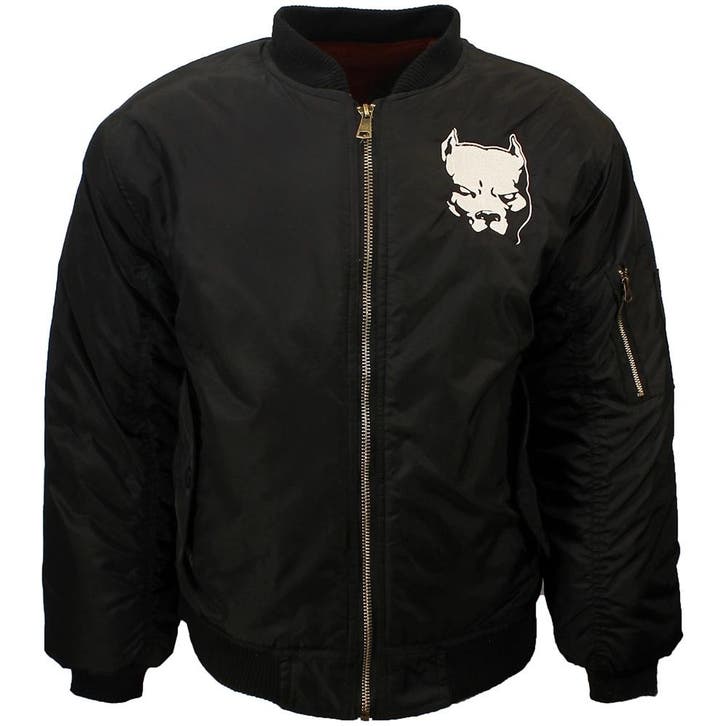 Pitbull Geborduurd Logo Bomber Style Jas, Kleding | Heren, Truien en Vesten, Verzenden