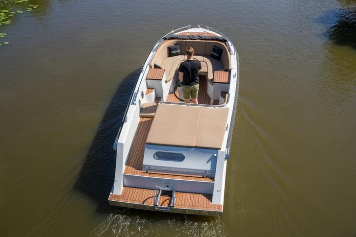 Reitdieper 735 met Suzuki 60 pk | Open Doorloop | Vaarklaar, Watersport en Boten, Sloepen, Buitenboordmotor, 50 tot 70 pk, 6 meter of meer