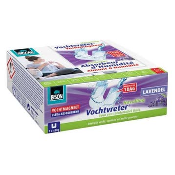 Vochtvreter navulling | Bison | Magneet (Lavendel, 450 gram), Witgoed en Apparatuur, Luchtbehandelingsapparatuur, Verzenden, Nieuw