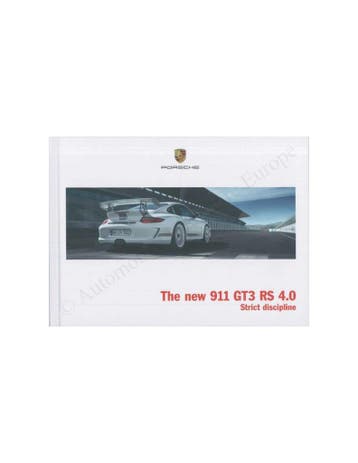 2011 PORSCHE 911 GT3 RS 4.0 HARDCOVER BROCHURE ENGELS, Nieuw, Porsche, Author