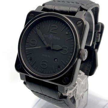 Bell & Ross - BR 03 - Phantom Matte Black - Heren -, Nieuw