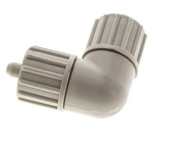 10x4mm Pp L-Vorm Knelfitting 10bar Kunststof en Polyamide, Verzenden, Nieuw