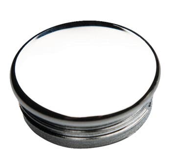 Verchroomd Rond Insteekdop - 50mm - 10 Stuks - Vlak Geribbel, Ophalen of Verzenden, Nieuw, Universele onderdelen