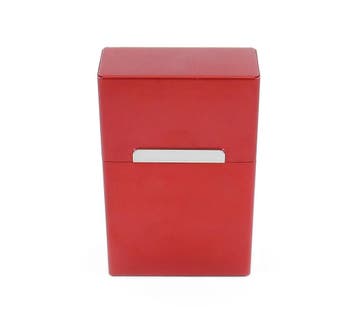 Aluminium sigarettendoosje - Rood, Verzenden, Nieuw, Tabaksdoos of Verpakking