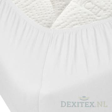 Textielpakket Queensbed met 2 moltons en 2 jersey hoeslakens, Verzenden, Nieuw, Wit, Overige typen