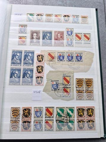 Baden - Franse zone - 1947/1949 - Interessante verzameling, Gestempeld