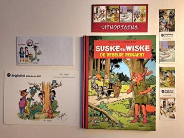 Suske en Wiske - De rebelse reinaert - luxe HC met linnen, Nieuw