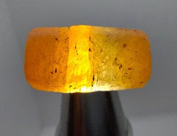 23,4 ct RARE onbehandelde natuurlijke gele saffier Ruw-