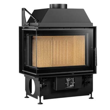 Inbouw Houtkachel Quattro 60 L Links Open Side, Nieuw