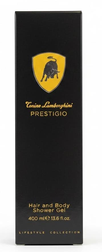 Tonino Lamborghini Prestigio Hair & Body Shower Gel 400 ml, Nieuw, Bad & Douche