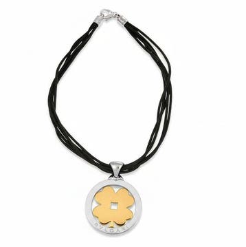 Bvlgari - Halsketting - 18 karaat Geel goud, Staal - BULGARI, Sieraden, Tassen en Uiterlijk, Kettingen, Nieuw