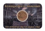 Nederland. Juliana. 1980 Coincard Kroningsrellen in, Postzegels en Munten, Munten | Nederland
