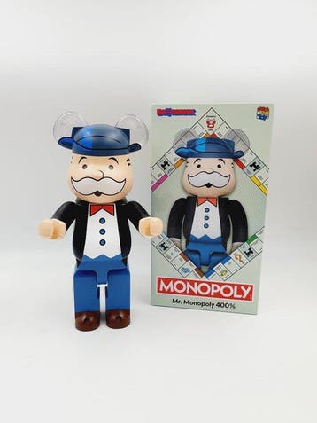 NO RESERVE Medicom Toy x Monopoly x Hasbro - Be@rbrick 400%