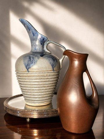 Lisieux - Karaf (2) - Keramiek, Glas