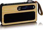 Radio op batterijen - Draagbare radio - DAB+ & FM - Bamboe -, Verzenden, Zo goed als nieuw