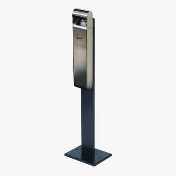 Wand-Asbak + Paal | Extra Smal | RVS/Grijs | 3L |, Verzenden, Nieuw in verpakking