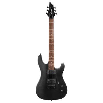 Cort KX100 Metallic ST-Style Elektrische Gitaar Black, Ophalen of Verzenden, Nieuw