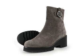 Gabor Biker boots in maat 40½ Grijs, Verzenden, Overige typen, Gabor, Zo goed als nieuw