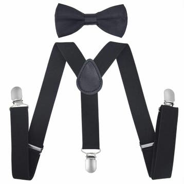 Fako Fashion - Kinder Bretels Met Vlinderstrik - 65cm -, Verzenden, Nieuw